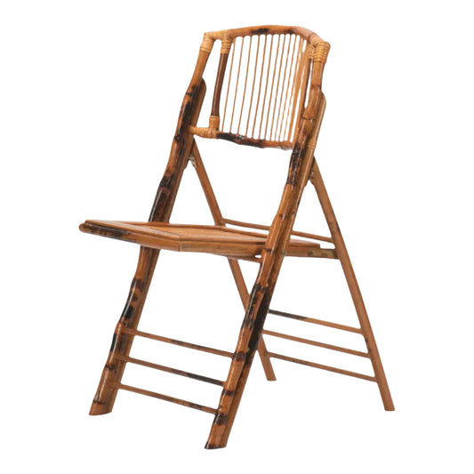 Bamboo Folding Chair - Stick Back