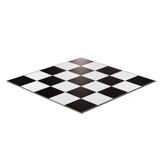 Black And White Checker Floor