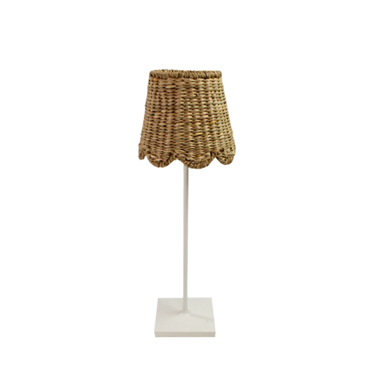 Scallop Rattan Lamp