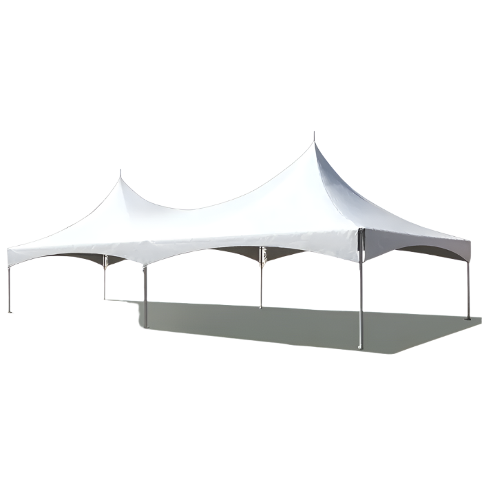 20' x 40' White High Peak Canopy Tent