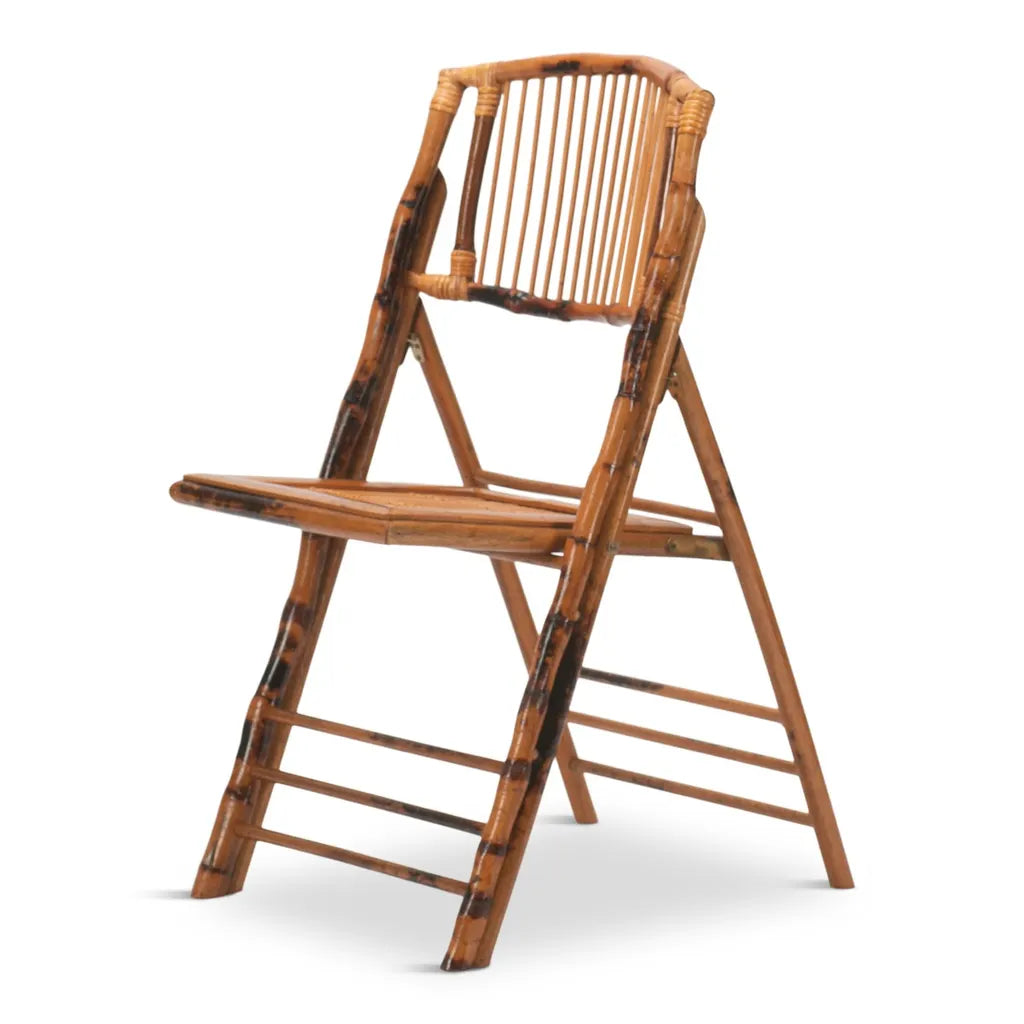 Bamboo Folding Chair - Stick Back